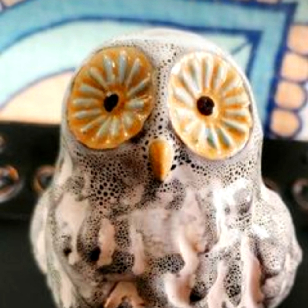 Quirky little owl figurine